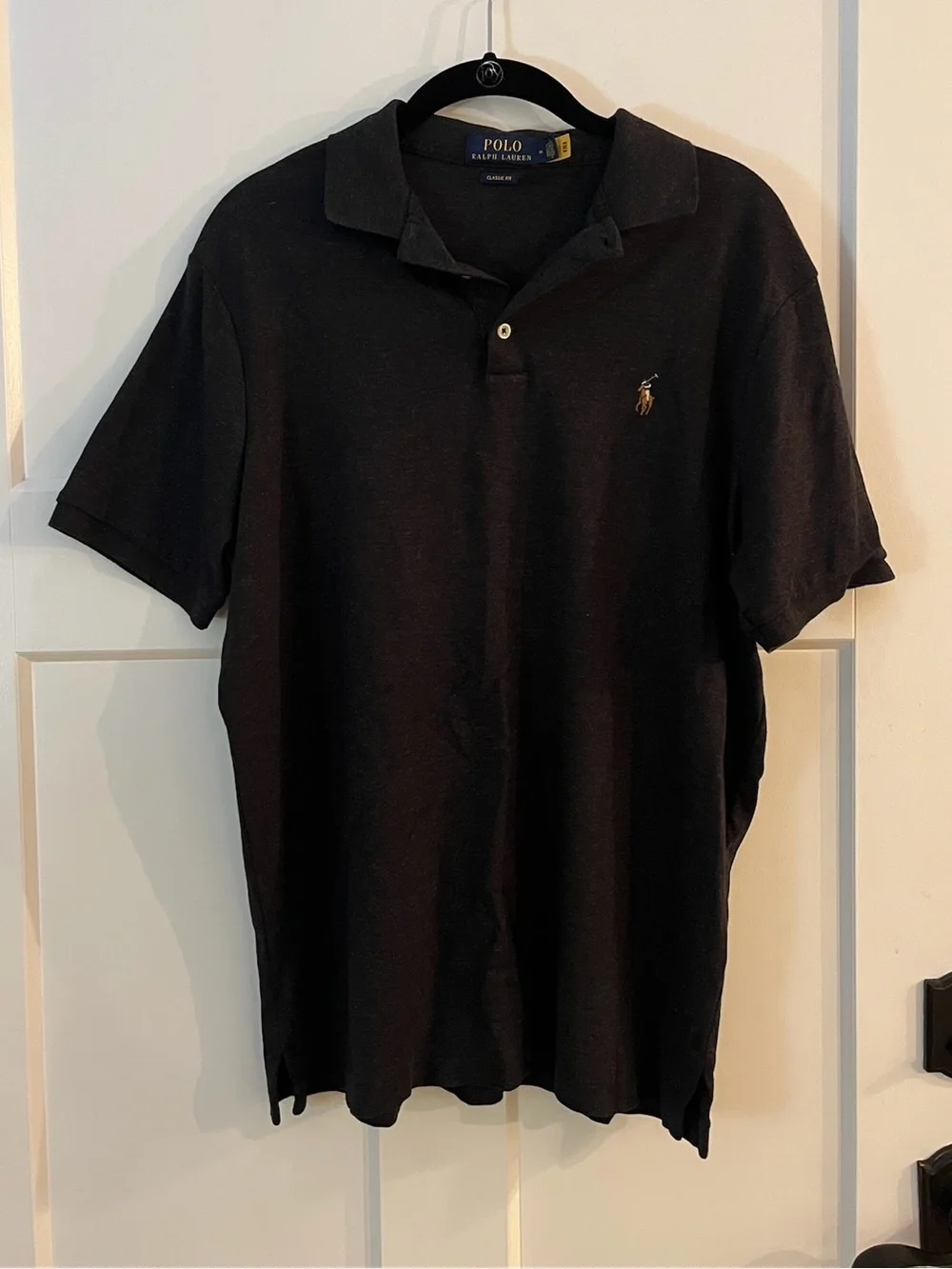 Polo by Ralph Lauren Men's Classic Charcol Polo Shirt